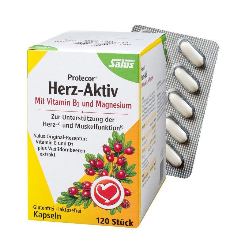 Salus Protecor Herz Aktiv Kapseln 120 Stuck Reformhausshop24 De